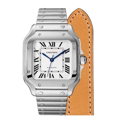 cartier stainless steel|cartier stainless steel watch price.